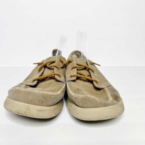 Chaco Chillos Sneakers Size 11.5 Men’s Tan Canvas Slip On - Picture 4 of 5